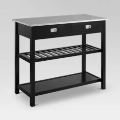 Chloe Stainless Steel Top Kitchen Island Cart - Crosley -Furniture Haven Shop GUEST ab131e1b 452b 4b72 9841 ae36cd7a27eb