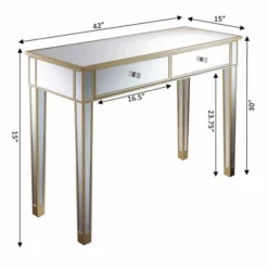 Gold Coast Mirrored Desk - Breighton Home 21 Gold Coast Mirrored Desk - Breighton Home -Furniture Haven Shop GUEST abc4beda 1105 4339 8ae6 f9b9ea9090b4