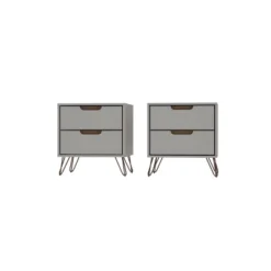 Set Of 2 Rockefeller 2 Drawer Nightstands - Manhattan Comfort 31 Set Of 2 Rockefeller 2 Drawer Nightstands - Manhattan Comfort -Furniture Haven Shop GUEST acfa728c 7732 4245 8c2d 8f1a698f7cd0