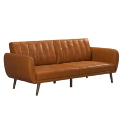 Brittany Futon Convertible Sofa Faux Leather - Novogratz 23 Brittany Futon Convertible Sofa Faux Leather - Novogratz -Furniture Haven Shop GUEST ad8a6ea6 c6f4 4ae1 88c4 0870c2429768
