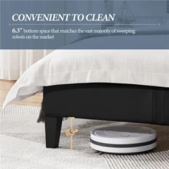 Yaheetech Upholstered Bed Frame With Button-Tufted Headboard 19 Yaheetech Upholstered Bed Frame With Button-Tufted Headboard -Furniture Haven Shop GUEST ae2046a2 a096 4349 b4e0 47b138b3d6f5