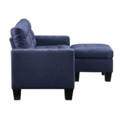 81" Earsom Sofa Blue Linen - Acme Furniture -Furniture Haven Shop GUEST ae630a53 db13 4b79 b4a5 2996745db794