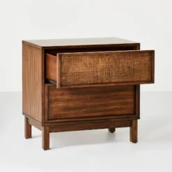 Wood & Cane Transitional Nightstand - Hearth & Hand™ With Magnolia 12 Wood & Cane Transitional Nightstand - Hearth & Hand™ With Magnolia -Furniture Haven Shop GUEST af59a1ab 4868 4ff5 ab07 150c54a02150