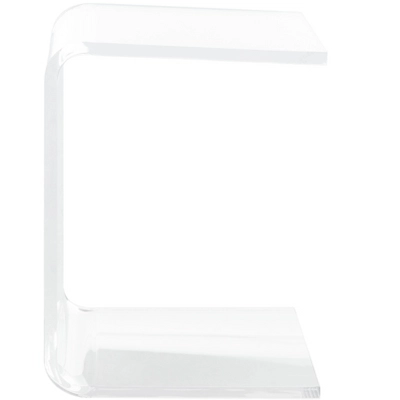 Upton Acrylic Side Table - Clear - Safavieh 4 Upton Acrylic Side Table - Clear - Safavieh - Image 4
