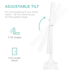 Best Choice Products 6-Tier Standing Mirror Lockable Storage Organizer Cabinet Armoire W/ Velvet Interior 11 Best Choice Products 6-Tier Standing Mirror Lockable Storage Organizer Cabinet Armoire W/ Velvet Interior -Furniture Haven Shop GUEST afa31c34 23a2 481f b2b4 3ea25cb84c01