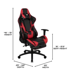 BlackArc Tango Gaming Desk & Chair Set - Reclining Gaming Chair With Slide-Out Footrest & Gaming Desk With Cupholder/Headphone Hook -Furniture Haven Shop GUEST b020a290 b6ca 4167 b724 3bc761c4d273