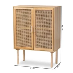 Maclean Rattan Wood 2 Door Storage Cabinet Natural/Brown - Baxton Studio 20 Maclean Rattan Wood 2 Door Storage Cabinet Natural/Brown - Baxton Studio -Furniture Haven Shop GUEST b0ab00c9 f4bc 4d82 a7b9 6cd0b143e6a2