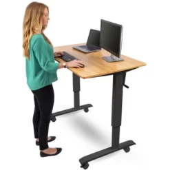 Stand Up Desk Store Crank Adjustable Height Rolling Standing Desk -Furniture Haven Shop GUEST b1122065 fcb6 4464 89f7 7d637e3cb976