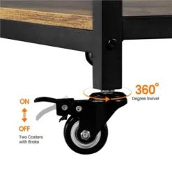 Yaheetech 3-Tier Rolling Kitchen Island Utility Kitchen Cart With Storage Drawer & Shelves -Furniture Haven Shop GUEST b1594fa2 19d6 41a7 9176 50920ffdd95f