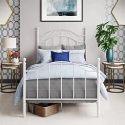Twin Rozella Metal Bed White - Dorel Living 7 Twin Rozella Metal Bed White - Dorel Living -Furniture Haven Shop GUEST b1b4ff3c 75fc 45aa a71e 3c7ed737b6b3