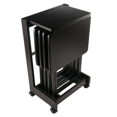 5pc Brienda Set Flip Top Snack Table - Winsome 8 5pc Brienda Set Flip Top Snack Table - Winsome - Image 8