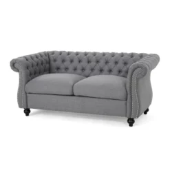Somerville Traditional Chesterfield Loveseat - Christopher Knight Home 17 Somerville Traditional Chesterfield Loveseat - Christopher Knight Home -Furniture Haven Shop GUEST b2b21039 7c61 4a02 b57b 1a337cc33b73