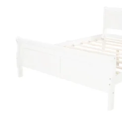 Full Size Wood Platform Bed With Headboard And Wooden Slat Support-ModernLuxe 12 Full Size Wood Platform Bed With Headboard And Wooden Slat Support-ModernLuxe -Furniture Haven Shop GUEST b36401d3 5f85 411d 97d6 185cd7209e32