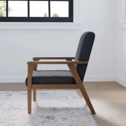 Lara Exposed Arm Accent Chair Charcoal - Brookside Home -Furniture Haven Shop GUEST b3d3a3ea 0609 4714 84bb c7a2efdf55a3