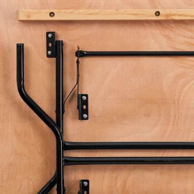 Flash Furniture 4-Foot Square Wood Folding Banquet Table 4 Flash Furniture 4-Foot Square Wood Folding Banquet Table - Image 4