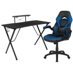 Flash Furniture Gaming Desk And Racing Chair Set With Cup Holder, Headphone Hook, And Monitor/Smartphone Stand 26 Flash Furniture Gaming Desk And Racing Chair Set With Cup Holder, Headphone Hook, And Monitor/Smartphone Stand -Furniture Haven Shop GUEST b5bf90b4 81f4 40c4 8c9f 1a52f29d7b17