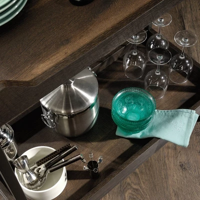 North Avenue Cart Smoked Oak - Sauder 2 North Avenue Cart Smoked Oak - Sauder - Image 2