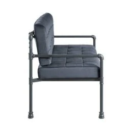 51" Brantley Sandy Gray Finish Loveseat Gray Velvet - Acme Furniture 10 51" Brantley Sandy Gray Finish Loveseat Gray Velvet - Acme Furniture -Furniture Haven Shop GUEST b6082f0e 5b04 4035 a3d7 c4b9ff93bbb5