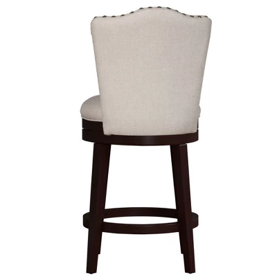 Edenwood Swivel Counter Height Barstool Cream - Hillsdale Furniture 4 Edenwood Swivel Counter Height Barstool Cream - Hillsdale Furniture - Image 4