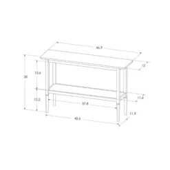 Gretna Narrow Console Table Natural - Threshold™ -Furniture Haven Shop GUEST b7d8608f 12ef 4698 94da 334982ec016f