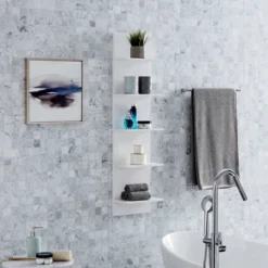 47" X 11.7" Wide Vertical Column Wall Shelf - Danya B. 9 47" X 11.7" Wide Vertical Column Wall Shelf - Danya B. -Furniture Haven Shop GUEST b7fb7936 407f 4134 a01e ae7e07e3731b