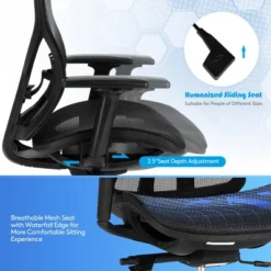 Costway Ergonomic Office Chair High-Back Mesh Chair W/Adjustable Lumbar Support 16 Costway Ergonomic Office Chair High-Back Mesh Chair W/Adjustable Lumbar Support -Furniture Haven Shop GUEST b817c569 2f5b 423e 85ab 5ef25e5d89b3