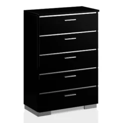 3pc Shorehaven Contemporary Nightstand And Chest California King Bedroom Set Black/Chrome - MiBasics 7 3pc Shorehaven Contemporary Nightstand And Chest California King Bedroom Set Black/Chrome - MiBasics -Furniture Haven Shop GUEST b90e47d7 d53d 4e82 8cf3 1605c33de7ec