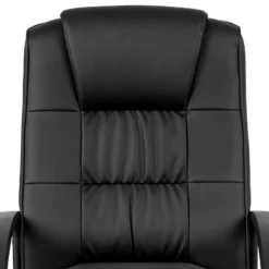 Flash Furniture Biscayne Flash Fundamentals High Back Black LeatherSoft-Padded Task Office Chair With Arms 18 Flash Furniture Biscayne Flash Fundamentals High Back Black LeatherSoft-Padded Task Office Chair With Arms -Furniture Haven Shop GUEST b9737dd1 3678 45ed bd91 0e568d012c99