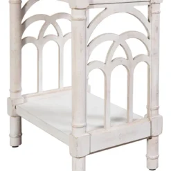 1 Drawer Side Table Distressed White - Stylecraft -Furniture Haven Shop GUEST b98e5b5d d93c 4355 bc7f ac84950c4a5b