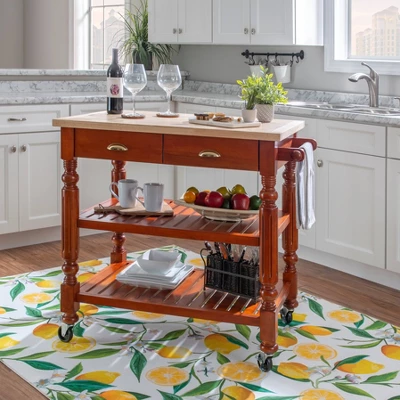 Barker Kitchen Cart And Islands - Linon 7 Barker Kitchen Cart And Islands - Linon - Image 7
