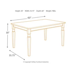 Whitesburg Rectangular Dining Room Table Wood/Brown/Cottage White - Signature Design By Ashley -Furniture Haven Shop GUEST ba8f2c8b f376 42c5 96d8 6d6a9c1fc54c