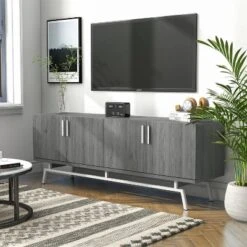 Micke Storage TV Stand For TVs Up To 65" - MiBasics