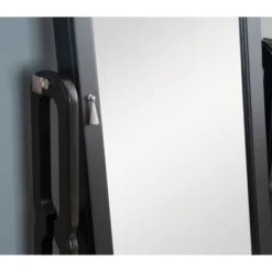 Lola Cheval Mirror/Jewelry Wardrobe Black - Powell Company -Furniture Haven Shop GUEST bd023b6a 8099 49e2 99e7 f646a7091120