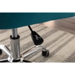 Modern Velvet Home Office Swivel Shell Chair-ModernLuxe -Furniture Haven Shop GUEST bd09557f 2e12 4381 8eaa e46aefae3c88