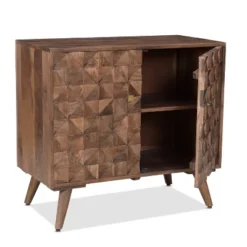 Veneto Accent Cabinet Walnut - Steve Silver Co. -Furniture Haven Shop GUEST bd4cef8a d6b4 48b1 b505 4343501e92e1