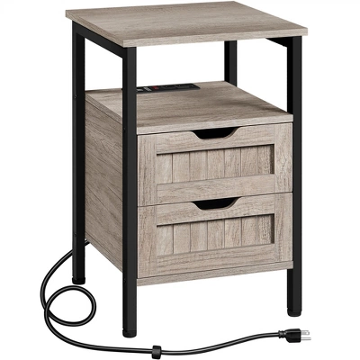 Yaheetech 2-Drawer End Table With Charging Outlets And USB Ports 7 Yaheetech 2-Drawer End Table With Charging Outlets And USB Ports - Image 7