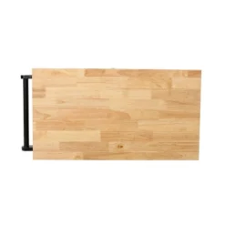 Byway Contemporary Kitchen Cart With Wheels Black/Natural - Christopher Knight Home -Furniture Haven Shop GUEST be9dc938 e360 4e7d b67f d79f3a6dc9a0