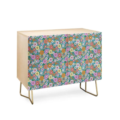 Schatzi Betty Floral Credenza - Deny Designs 1 Schatzi Betty Floral Credenza - Deny Designs