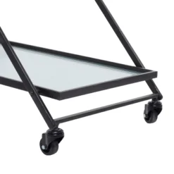 Industrial Metal Bar Cart Black - Olivia & May -Furniture Haven Shop GUEST bff64eec 75d9 48a4 8c73 e8aadefbc67f
