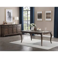 Chateau Dining Table Brown - Treasure Trove Accents -Furniture Haven Shop GUEST c0de9422 01d3 495e 95fc cc72c021233e
