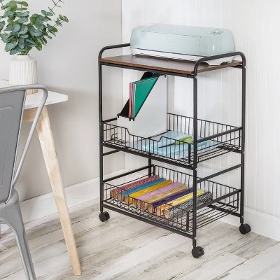 Honey-Can-Do 3 Tier Kitchen Cart With Pull-Out Baskets 10 Honey-Can-Do 3 Tier Kitchen Cart With Pull-Out Baskets - Image 10