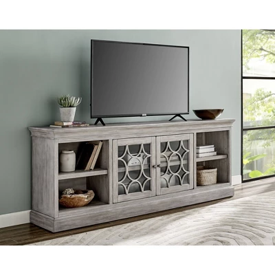 80" Rustic Two Door Tv Console Fully Assembled For Tvs Up To 80"- Martin Furniture 1 80" Rustic Two Door Tv Console Fully Assembled For Tvs Up To 80"- Martin Furniture
