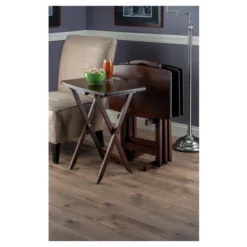 5pc Darryl Oversize Snack Table Set Antique Walnut - Winsome 6 5pc Darryl Oversize Snack Table Set Antique Walnut - Winsome -Furniture Haven Shop GUEST c3369d58 7ea1 4682 8c15 ec58c07414b7