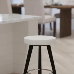 Merrick Lane Contemporary Counter Stool With Retro 4-Point Wood Legs And Metal Footrest 9 Merrick Lane Contemporary Counter Stool With Retro 4-Point Wood Legs And Metal Footrest -Furniture Haven Shop GUEST c3bcc1cf 8fc9 4f44 92bf ffb3e97d0e9e