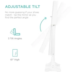 Best Choice Products 6-Tier Standing Mirror Lockable Storage Organizer Cabinet Armoire W/ LED Lights 10 Best Choice Products 6-Tier Standing Mirror Lockable Storage Organizer Cabinet Armoire W/ LED Lights -Furniture Haven Shop GUEST c44fbf2c 3258 48ab b437 99ca75271f5f