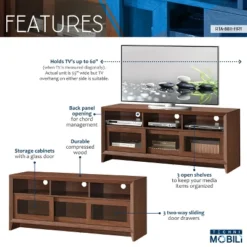 Modern TV Stand For TVs Up To 60" With Storage Brown - Techni Mobili 9 Modern TV Stand For TVs Up To 60" With Storage Brown - Techni Mobili -Furniture Haven Shop GUEST c4903a68 25c5 4670 8246 7a6b99f77cf1