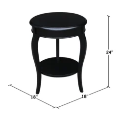 Cambria Solid Wood End Table - International Concepts -Furniture Haven Shop GUEST c4bbd15e 09be 47a0 bec7 d07cbf4a9e99