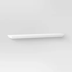 Wedge Shelf With Rod Bracket White - Threshold™ -Furniture Haven Shop GUEST c4d19b23 f651 4d9b 882e daf6092e6452