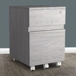 Rolling 2 Drawer Vertical File Cabinet With Lock And Storage Gray - Techni Mobili 20 Rolling 2 Drawer Vertical File Cabinet With Lock And Storage Gray - Techni Mobili -Furniture Haven Shop GUEST c504e594 637e 487d 995a 03c2b2e66150