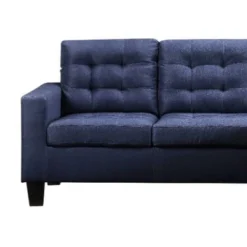 81" Earsom Sofa Blue Linen - Acme Furniture -Furniture Haven Shop GUEST c552ddd2 ec2d 44a9 9003 d22603b06cd7